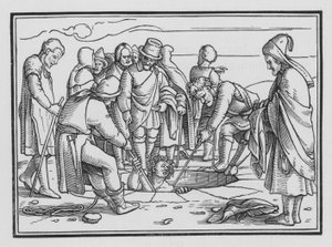 Joseph Cast into a Pit by Hans after Holbein the Younger