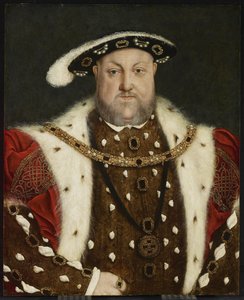 Portrait of Henry VIII by Hans circle of Holbein the Younger