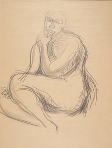 Seated Female Model