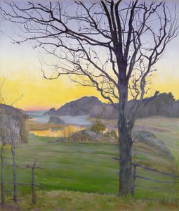 Autumn Landscape by Harald Oscar Sohlberg