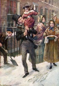 Bob Cratchit and Tiny Tim