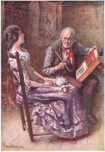 Caleb Plummer and His Blind Daughter, illustration for 