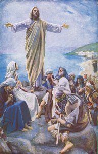 Come unto me, illustration from Harold Copping Pictures: The Crown Series, c.1920s