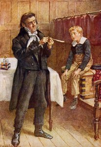 Mr Wackford Squeers and the New Pupil, Illustration for 