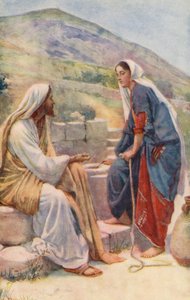 New Testament: The Well of Sychar by Harold Copping
