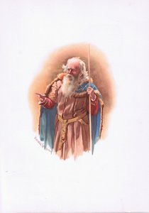 Polonius, illustration from Hamlet