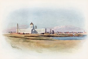 Regina, Saskatchewan, the New Parliament House in course of erection by Harold Copping