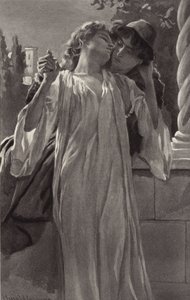 Romeo took his leave of his dear wife with a heavy heart by Harold Copping