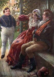 The Fat Boy Awake by Harold Copping