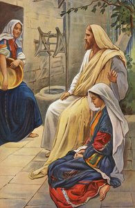The Home of Martha and Mary by Harold Copping