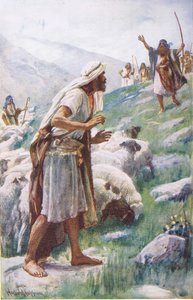 The Meeting of Jacob and Esau, Illustration from 