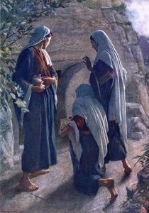 The Woman at the Sepulchre (Colour Lithograph)