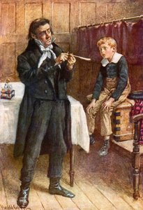Wackford Squeers and the New Pupil by Harold Copping