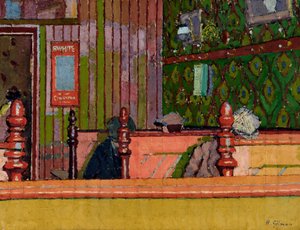 Eating House, c.1914 by Harold Gilman