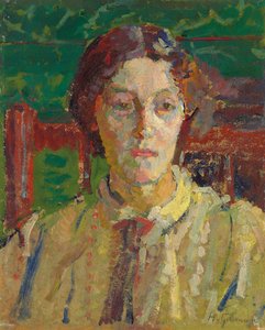 Portrait of Mrs Whelan by Harold Gilman