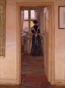 The kitchen by Harold Gilman