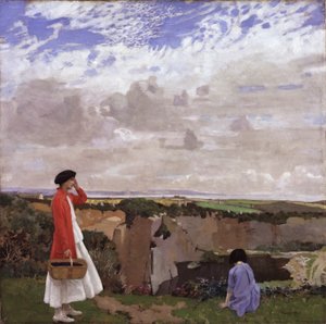 Blackberrying by Harold Harvey