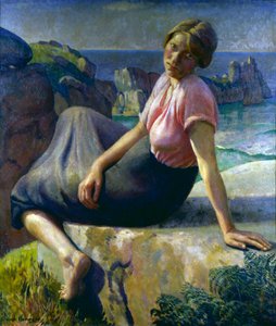 Girl on a Cliff