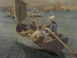 Sailing in Newlyn Harbour