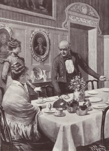 Illustration for Vanity Fair by William Makepeace Thackeray by Harold Hume Piffard