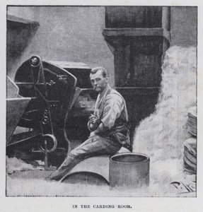 In the Carding Room by Harold Hume Piffard