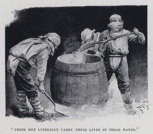 These men literally carry their lives in their hands