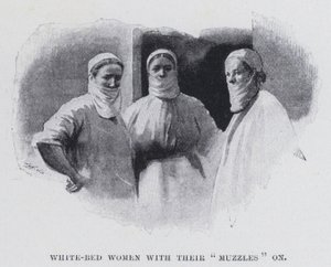 White-bed women with their muzzles on by Harold Hume Piffard