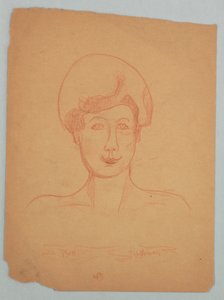 Study for Portrait, Bell Tilghman by Harriet Blackstone