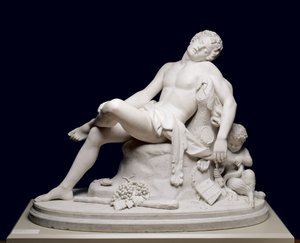 The Sleeping Faun by Harriet Goodhue Hosmer
