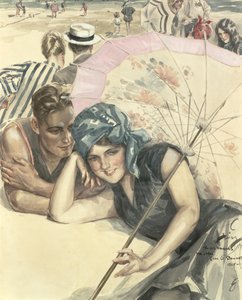 The First Pebble by Harrison Fisher