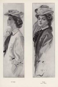 The Character Nedra from the Novel Nedra, by George Barr McCutcheon by Harrison Fisher