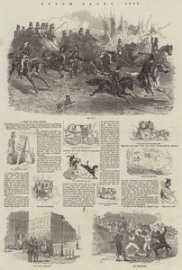 Epsom Races by Harrison William Weir