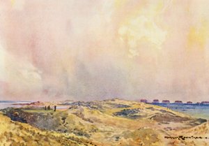 Golf Courses: Hoy Lake, the Twelfth Tee by Harry (1878 1950) Rountree