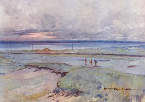Golf Courses: Muirfield, the Fourth and Fourteenth Greens by Harry (1878 1950) Rountree