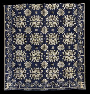 Double-weave coverlet