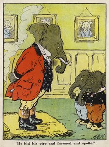 He hid his pipe and frowned and spoke by Harry B Neilson