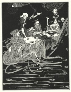 Edgar Allan Poe: King Pest by Harry Clarke