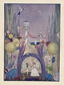 Thumbelina, She should be Queen of all the Flowers by Harry Clarke