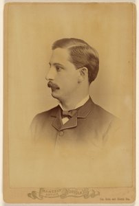Unidentified Man with Moustache, in Profile