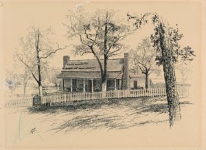 Farmhouse of H. P. Bottom Near Rousseau