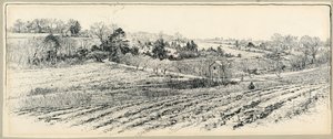 The Battlefield at Beaver Dam Creek by Harry Fenn