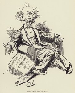 Algernon Swinburne by Harry Furniss