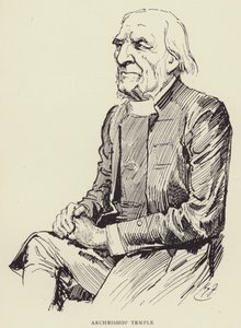 Archbishop Temple by Harry Furniss