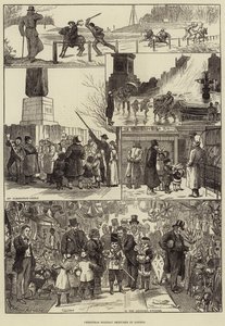 Christmas Holiday Sketches in London