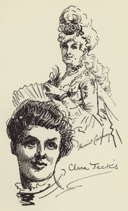 Harriet Coveney and Clara Jecks by Harry Furniss