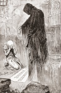 Illustration for A Christmas Carol from The Christmas Books by Charles Dickens by Harry Furniss