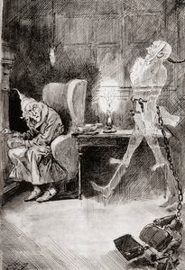 Illustration for A Christmas Carol from The Christmas Books by Charles Dickens