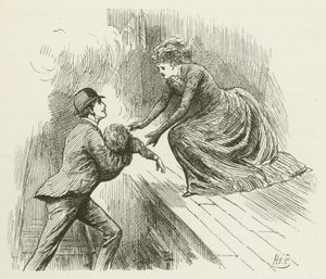 Illustration for Sylvie and Bruno by Lewis Carroll by Harry Furniss