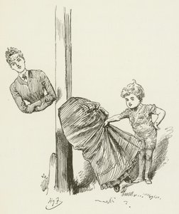 Illustration for Sylvie and Bruno by Harry Furniss