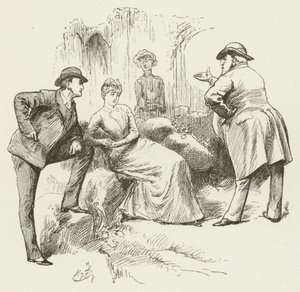 Illustration for Sylvie and Bruno by Harry Furniss